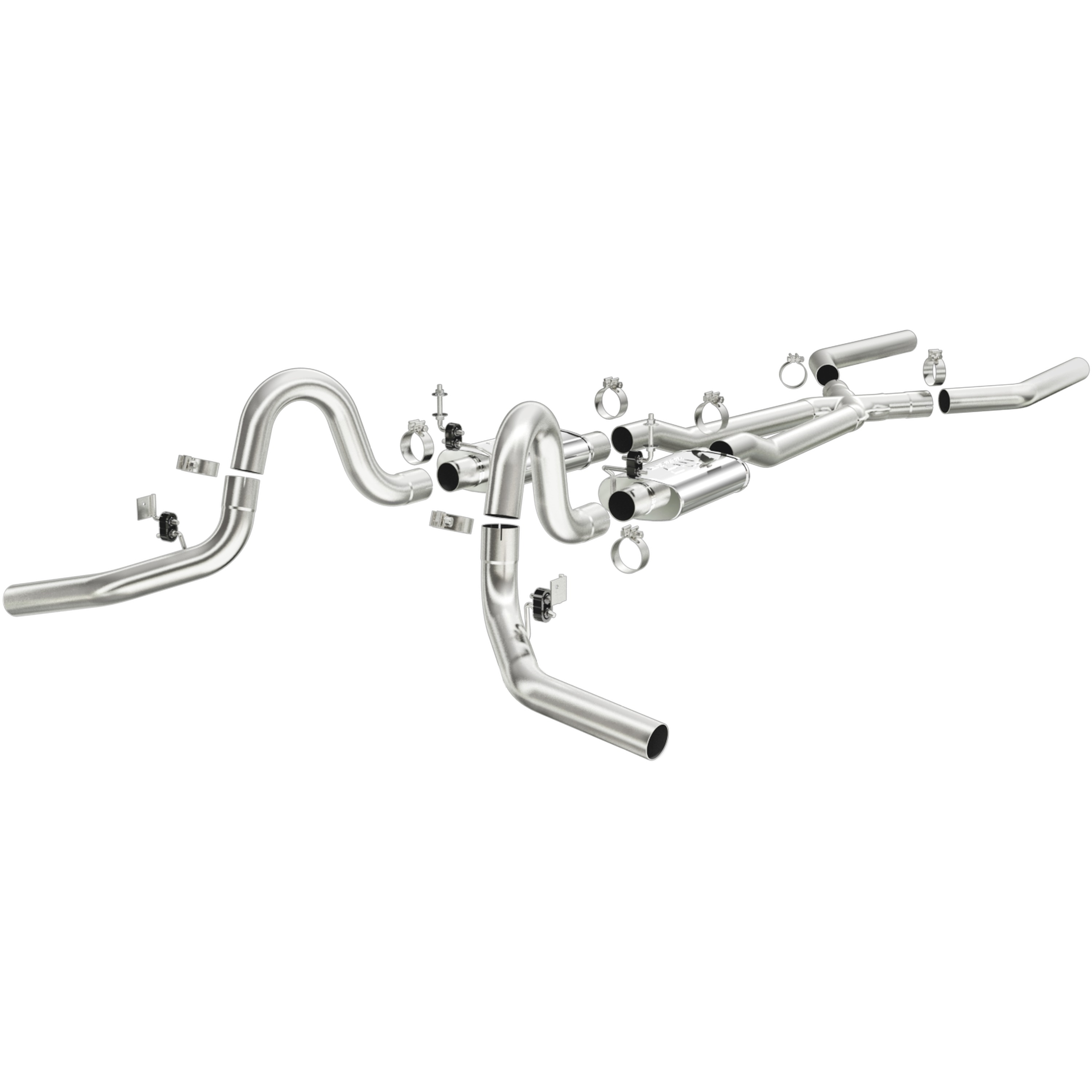 MagnaFlow Exhaust Products 15897 Street Series Stainless Crossmember-Back System